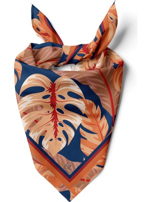 Monstera Rüyası Desen Bandana/fular