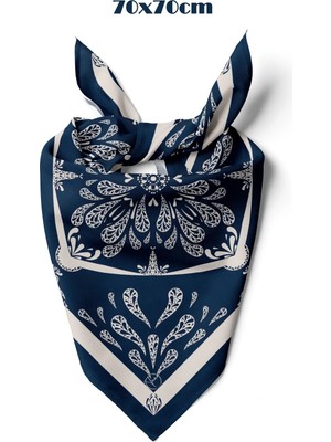 Gece Damlası Desen 70*70CM Bandana/fular