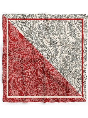Red Paisley Desen Bandana/fular