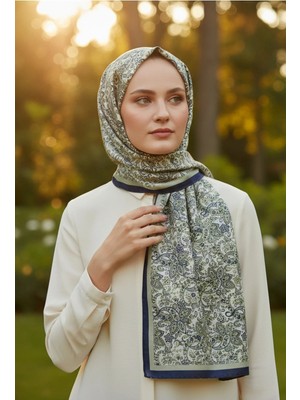 Hümayun Etnik Desen Pure Touch Koton Şal 75X185CM