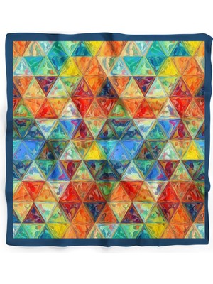 Sırlı Prizma Desen Bandana/fular