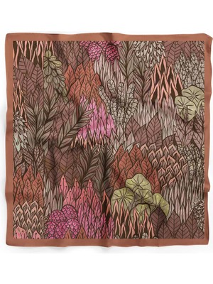 Kızıl Vadi Desen 55X55CM Bandana/fular