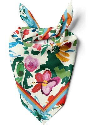 Yaz Çiçeği Desen Bandana/fular