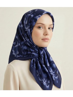 Ahenk Desen 90X90CM Organic Twill Eşarp/fular