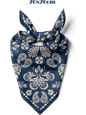 Antik Zarafet Desen 70*70CM Bandana/fular