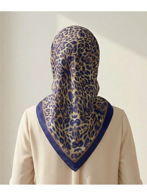 Leo Desen 90X90CM Organic Twill Eşarp/fular