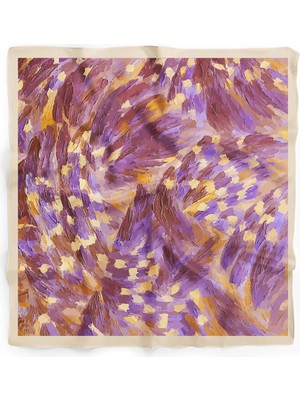 Lavender Aura Desen Bandana/fular