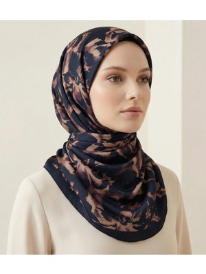 Ahenk Desen 90X90CM Organic Twill Eşarp/fular