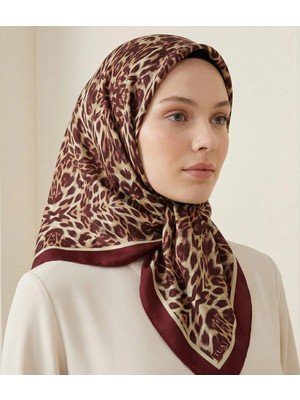 Leo Desen 90X90CM Organic Twill Eşarp/fular