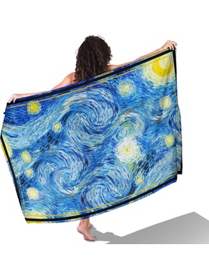 Van Gogh Breeze Desen Saten Pareo