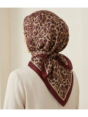 Leo Desen 90X90CM Organic Twill Eşarp/fular