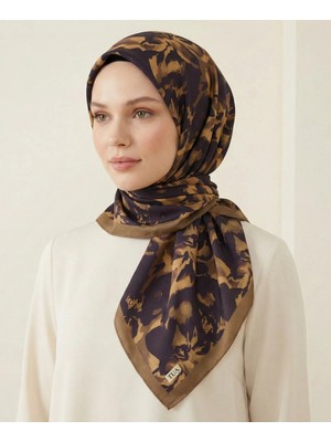 Ahenk Desen 90X90CM Organic Twill Eşarp/fular
