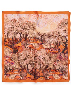 Olive Sunset Desen Bandana/fular