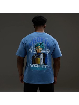 Vanquish Dbs Vegeta Ssgss Blue Oversized T Shirt