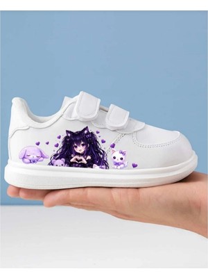 Archie Pet Emo Peluşçu Kız Baskılı Kız Çocuk Spor Ayakkabı