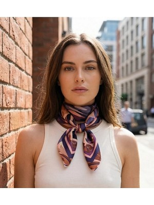 Renk Ritmi Desen Bandana/fular