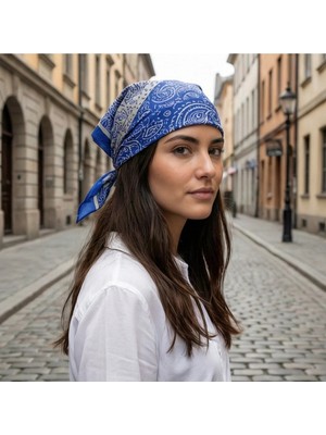 Royal Harmony Paisley Desen 55X55CM Bandana/fular