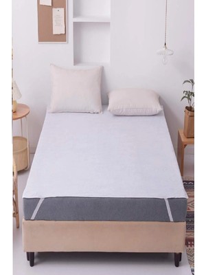 EVONY Mycey Sıvı Geçirmez Yatak Koruyucu Alez 200X240 cm Pamuklu Köşe Lastikli Çift Kişilik