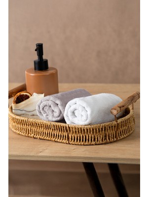Rikka Home %100 Pamuk El/misafir Havlusu Seti (2’li 33X33 Cm) – Coresoftair™ Yumuşak, Hızlı Emici, Hacimli Premium Havlu