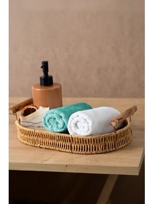 Rikka Home %100 Pamuk El/misafir Havlusu Seti (2’li 33X33 Cm) – Coresoftair™ Yumuşak, Hızlı Emici, Hacimli Premium Havlu