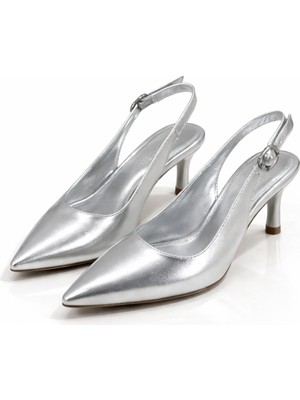 Patron Shoes Şık Kadın Stiletto Ayakkabı Hakiki Deri 6 cm Topuklu Sivri Burun Klasik Topuklu Ayakkabı