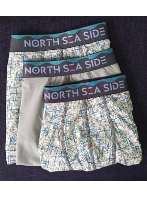 North Sea Side Erkek Boxer 3'lü Paket