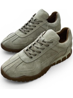 Patron Shoes Hakiki Deri Süet Kadın Günlük Sneaker