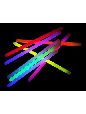 Aslanoğlu Store Mey Ithalat® Karanlıkta Parlayan Fosforlu Glow  kalın Çubuk 30 cm 1 Adet
