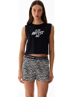 Penti Artist Era Pamuklu Şortlu Pijama Takımı