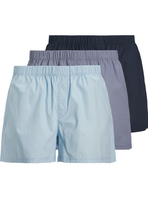 Jack & Jones Erkek 3'lü Beli Lastikli Boxer Paketi - Milano