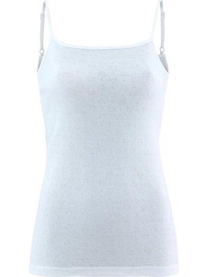 Blackspade Kadın Termal Atlet 1. Seviye Beyaz %49 Viskoz %49 Polyester XL Beden
