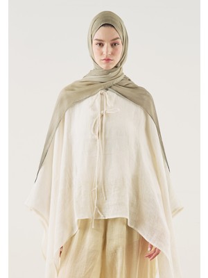 Fresh Scarfs Natural Bej Sand Ripples Desen Soft Viskon Şal