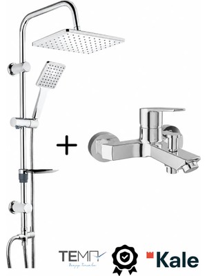 Kale Mare Banyo Bataryası ve TEMA 53242 TEPE DUŞ SETİ