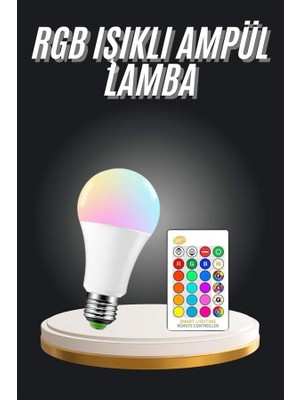 Zero Land Semeglbl Ambiyans Aydınlatma Rgb LED Lamba Kumandalı Renk Değiştirebilen