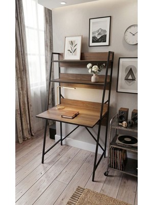 Sofmina Raflı Çalışma Masası 60X150 - Bilgisayar Ofis Ders Masası Oyuncu Masası
