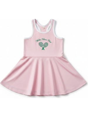 Miela Kids Tennis Club  Kız Çocuk Tenis Elbisesi - Candy Pink
