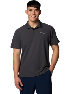 Columbia Freezer Erkek Siyah Outdoor Polo Yaka T-Shirt FM4923-011