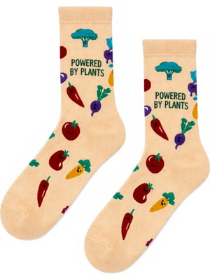 Carnaval Socks Karışık Sebze Tasarımlı Desenler Renkli Çorap
