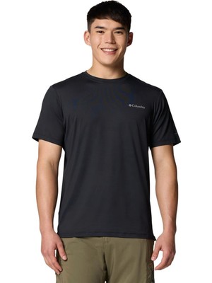 Columbia Tech Trail Utility Erkek Siyah Outdoor T-Shirt AO1671-010