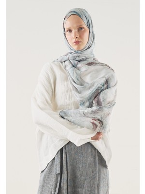 Fresh Scarfs Deniz Köpüğü Soft Lınes Desen Soft Viskon Şal