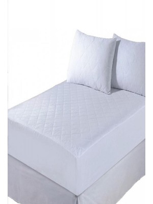 Derbey Fitted Kapitoneli 120X200 cm Tek Kişilik Yatak Koruyucu Çarşaf Alez