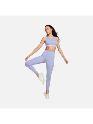 Nike Kadın Mor Dri-Fit Go Yüksek Belli Sıkı Toparlayıcı Spor Taytı | DQ5636-519