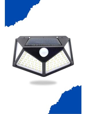 Zero Land Semeglbl Güneş Li Bahçe Lambası 100 LED Bahçe Lambası Bahçe Aydınlatma