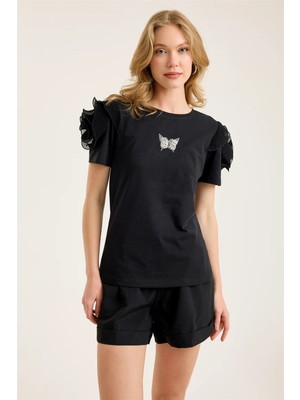 Home Store Inci Kelebekli Tshirt