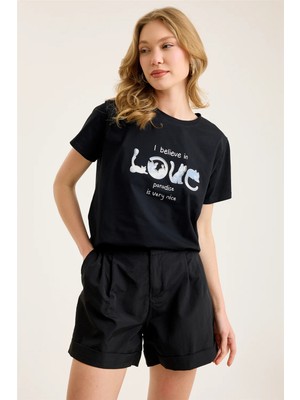 Home Store Kedi Armalı Tshirt
