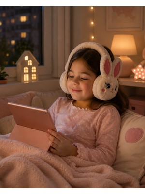 Emh Store Bluetooth 5.3 Peluş Kulaklık Tf Kart Destekli Şarjlı Kulaküstü Model - Lisinya