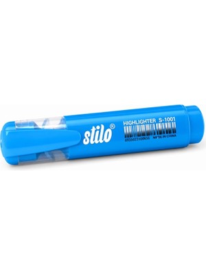 Stilo Fosforlu Kalem Mavi - 3 Adet