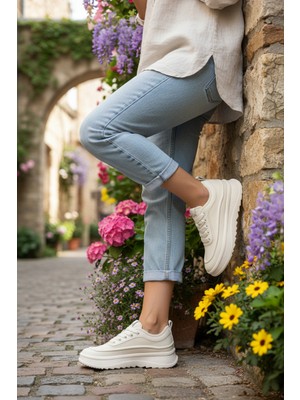 Guja 26Y373 G Bej Kadın Günlük Ayakkabı