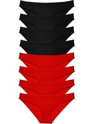 MiraLive 8 Adet Süper Eko Set Likralı Kadın Slip Külot