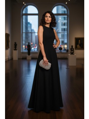 Dilora Collection Kristal Taşlı Abiye Çanta Clutch Portföy Zincir Askılı Parlak Gece Davet Düğün Nişan Çantası